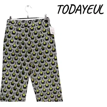 [ 새상품급 ] TODAYEUL 꽃무늬 캐주얼 팬츠 미사용