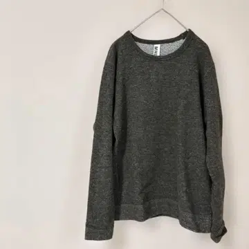 MHL. 울 코튼 맨투맨 스웨터 풀오버 남성용 L