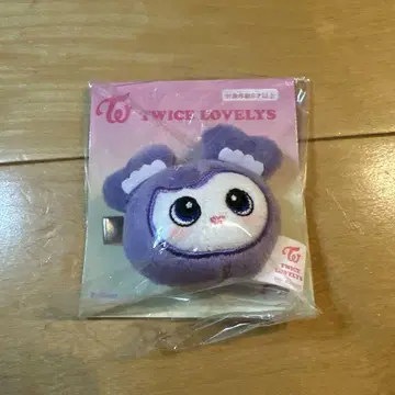 TWICE LOVELYS 봉제 인형 헤어핀 사나 사브리