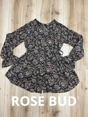 [ 새상품급 ] ROSE BUD 페이즐리 상의