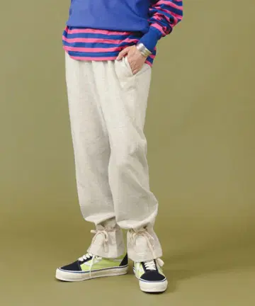 BEAMS BOY 헤임 어레인지 스웨트 팬츠 24AW