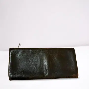 [genten] 가죽 장지갑 다크 브라운