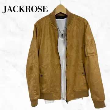 JACKROSE 블루종 워크 자켓 카멜 계열 플라이트 자켓