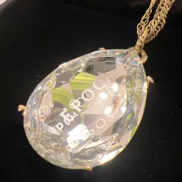 EPOCA 페어 쉐이프 크리스탈 목걸이