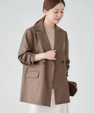 건클럽 체크 자켓