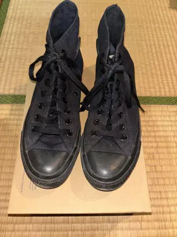 CONVERSE 올스타 블랙 스니커즈 25cm