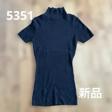 5351 반팔 니트 블랙