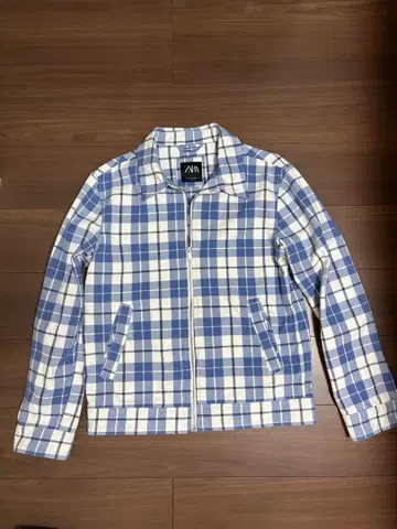 ZARA 체크 자켓