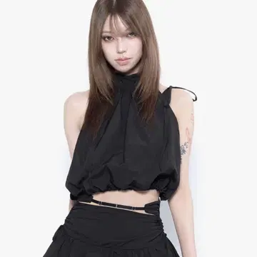 theredthread s strap balloon blouse