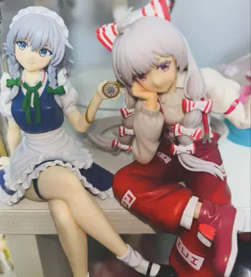 동방 십육야삭야 후지와라 모코 피규어 2개 세트