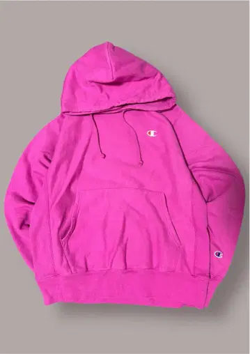 [ 레어 ] Champion 리버스 위브 핑크 챔피온 M XL