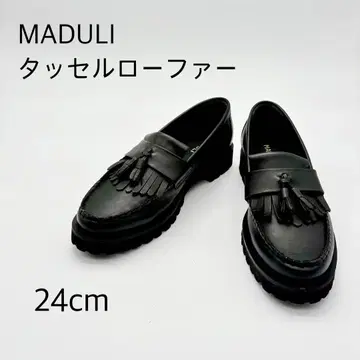 [새상품급] MADULI 24cm 태슬 로퍼 탱크 밑창