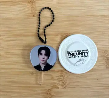 NCT 127 재현 XYZ UNITY 부채 키링 프리스비