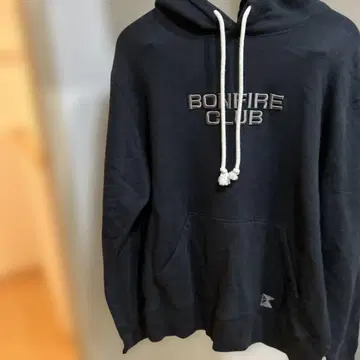 BONFIRE CLUB 블랙 후드티