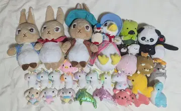 봉제 인형 묶음 판매, 일부 낱개 판매 가능