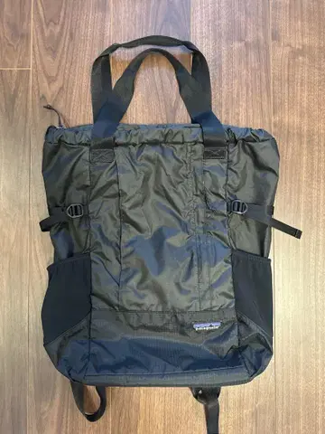 patagonia 블랙 백팩 토트백
