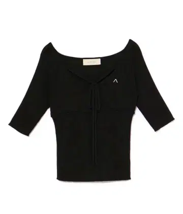 andmary Luna cachecoeur tops black