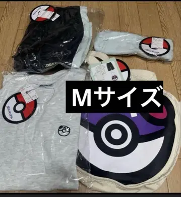포켓몬 포켓몬스터 M 사이즈 티셔츠 토트백 세트 지라치