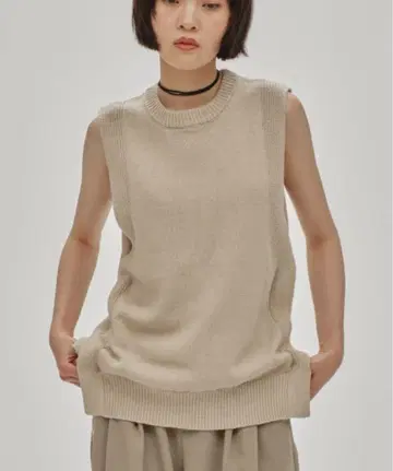 투데이풀 Cottonlinen 니트 베스트