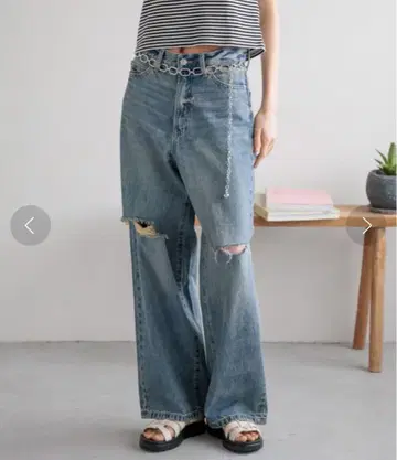 LOWRYSFARM 데미지 데님