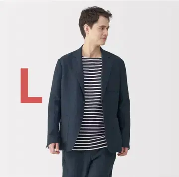 무인양품 린넨 세탁 마감 자켓 L 사이즈