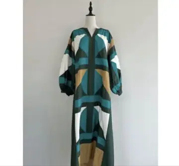 SaraMallika Triangle Patchwork Dress