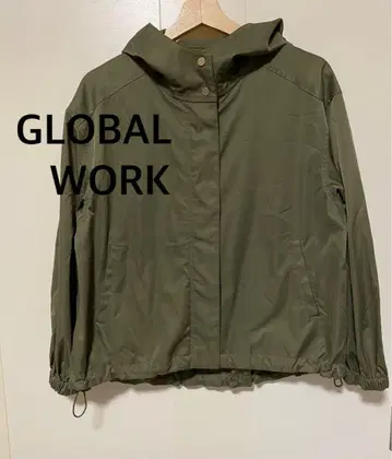 GLOBAL WORK 글로벌 워크 후드 부착 마운틴 파카 M