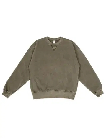 OVY Pigment Damage 크루넥 스웨트 브라운