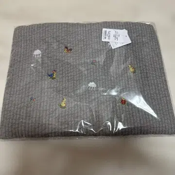 비오는날 FEILER 자수 토트백 그레이
