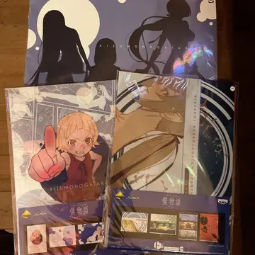 제일복권 이야기 4장 세트의 클리어 파일 2종류와 포트레이트 세트