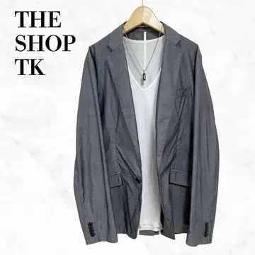 THE SHOP TK 테일러드 자켓 그레이 계열 심플