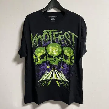 KNOTFEST 스컬 디자인 T셔츠 XL