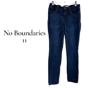 No Boundaries (11) 스키니 데님 다크 블루