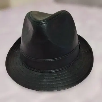 블랙 페도라 햇 57cm
