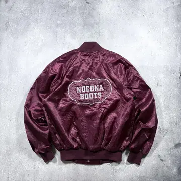 80s 'NOCONA BOOTS' 새틴 재킷