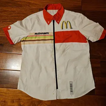 맥도날드 반팔 워크 셔츠 M