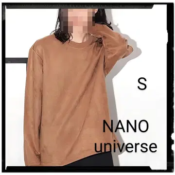 NANO universe [ 새상품급 ] 페이크 스웨이드 크루넥 풀오버