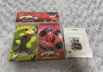 미라큘러스 레이디버그 & 샤 노와르 메모장 스마트폰 링