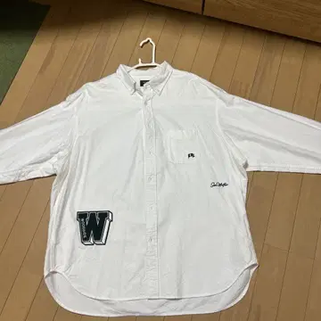BEAMS 화이트 긴팔 셔츠 L