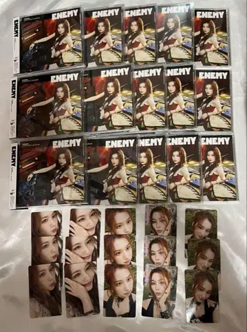 TWICE ENEMY 사나반 CD, 트레이딩 카드 15장 세트