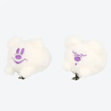 디즈니 할로윈 유령 헤어 클립 2개