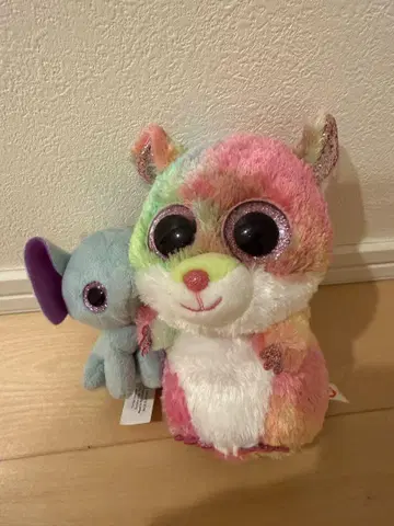 BEANIE BOOS 봉제 인형 반짝반짝 2체