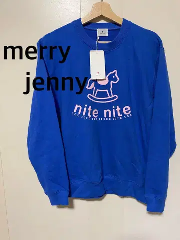 택 포함 새상품 merry jenny 메리제니 긴팔 맨투맨 트레이닝복