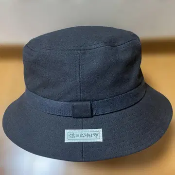 블랙 버킷햇 신잔로 캔버스 L사이즈