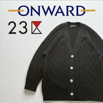 새상품급 23구 워셔블 아란 케이블 니트 가디건 44 빅 사이즈