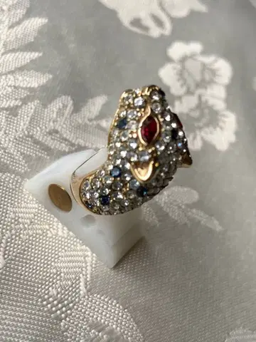 판매 가격보다 6할 할인 금 도금 반지 이탈리아 빈티지