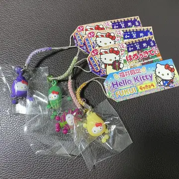 산리오 고토치 키티 카나자와 후쿠이 한정판 끈 세트