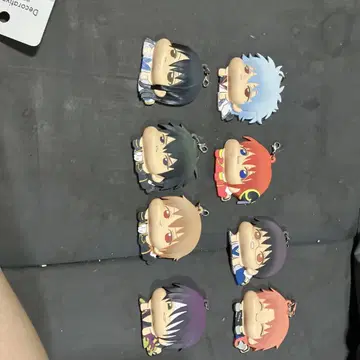 애니메이션 캐릭터 키링 8세트