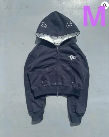90 Logo Dot Zip Hoodie