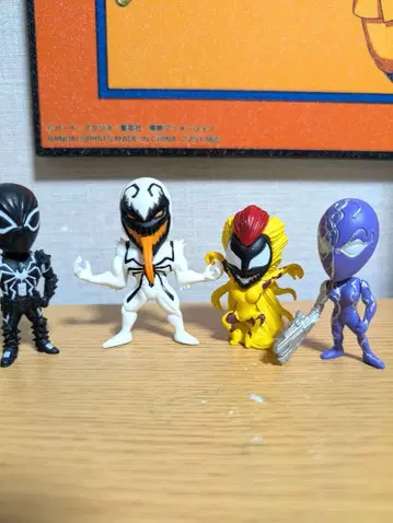 MARVEL SYMBIOTE 피규어 컬렉션 베놈 4개 세트